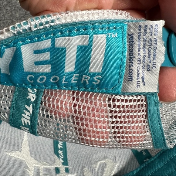 Yeti Blue and White Fish Cap - Picture 7 of 7